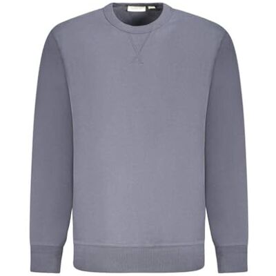 Calvin jeans herr BADGE CREW NECK J30J323426 pullover sweatshirt, blå (India Ink), S, Blå (Indisk bläck), S Calvin jeans herr BADGE CREW NECK J30J323426 pullover sweatshirt, blå (India Ink), S, Blå (Indisk bläck), S