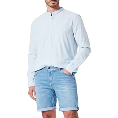 Sisley bermudashorts för män, Blå denim 901, 28 Sisley bermudashorts för män, Blå denim 901, 28