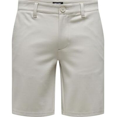Only & Sons Chino Shorts ONSMARK medelhög midja normalt skurna shorts, Månslag, XL Only & Sons Chino Shorts ONSMARK medelhög midja normalt skurna shorts, Månslag, XL
