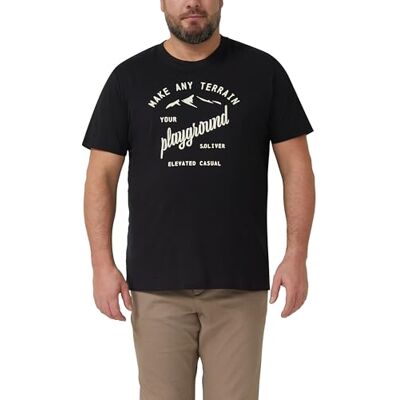 s.Oliver T-shirt med tryck fram, 99d1, XXL s.Oliver T-shirt med tryck fram, 99d1, XXL
