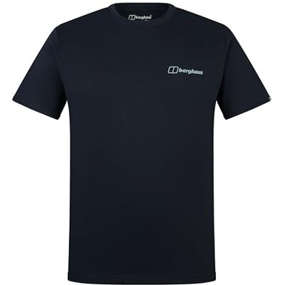 Berghaus Män Grappled T-Shirt, Svart/Svart, S Berghaus Män Grappled T-Shirt, Svart/Svart, S