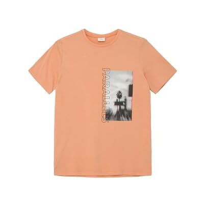 s.Oliver Pojkar t-shirt med grafiskt tryck, Orange 2110, L s.Oliver Pojkar t-shirt med grafiskt tryck, Orange 2110, L