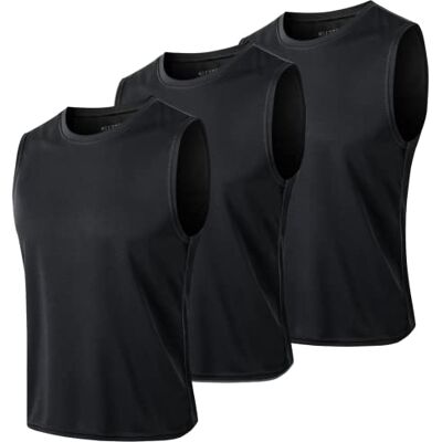 MEETYOO Tank Top Herr, Arm Shirts Sport Ärmlös skjorta Undertröja Fitness Ärmlös T-shirt för löpning Jogging Gym MEETYOO Tank Top Herr, Arm Shirts Sport Ärmlös skjorta Undertröja Fitness Ärmlös T-shirt för löpning Jogging Gym
