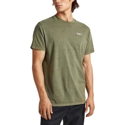 Pepe Jeans herr Jacko T-shirt, Grön (militärgrön), S Pepe Jeans herr Jacko T-shirt, Grön (militärgrön), S