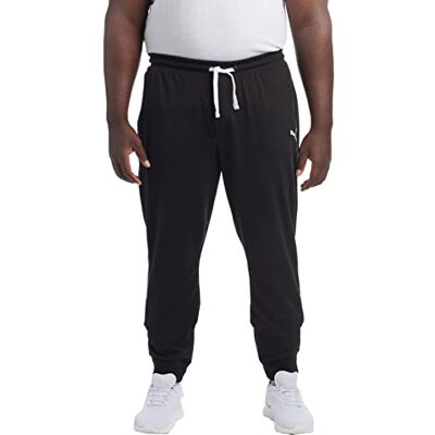 PUMA Herr Big & Tall Heritage sovbyxor sweatpants, Svart, 3X PUMA Herr Big & Tall Heritage sovbyxor sweatpants, Svart, 3X