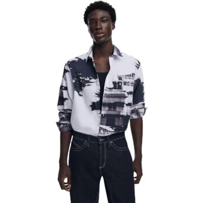 Desigual Man Template 1 Col, 2007 GRIS Medio, XL, svart, XL Desigual Man Template 1 Col, 2007 GRIS Medio, XL, svart, XL