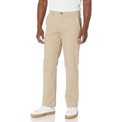 Amazon Essentials herr rak passform vardaglig stretch chinos byxa, kaki brun, 36 B x 34 L Amazon Essentials herr rak passform vardaglig stretch chinos byxa, kaki brun, 36 B x 34 L