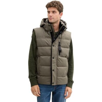 TOM TAILOR herr 1041322 väst, 11848-Jungle Soil Green, M, 11848 – Jungle Soil Green, M TOM TAILOR herr 1041322 väst, 11848-Jungle Soil Green, M, 11848 – Jungle Soil Green, M