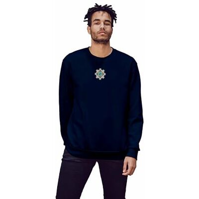 Green Fish Sweatshirt herr, Blå, L Green Fish Sweatshirt herr, Blå, L
