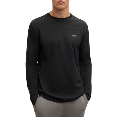 Boss T-shirt för män lång T_skjorta, Svart 6, XL Boss T-shirt för män lång T_skjorta, Svart 6, XL