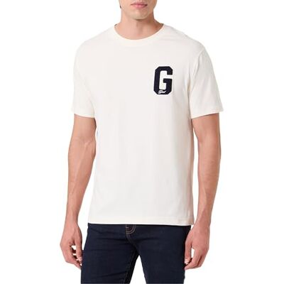 GANT G Badge SS T-shirt, Vit, XXL GANT G Badge SS T-shirt, Vit, XXL