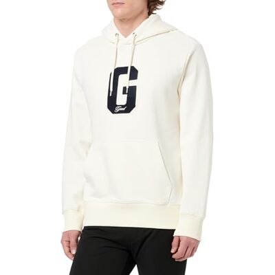 GANT G Badge Hoodie, kräm, M GANT G Badge Hoodie, kräm, M