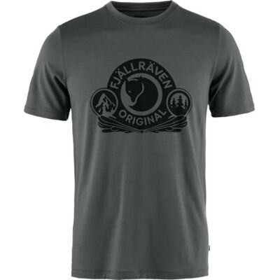Fjällräven Fjallraven 84117-050 Abisko ull Classic SS M T-shirt herr basalt storlek M, Basalt, M Fjällräven Fjallraven 84117-050 Abisko ull Classic SS M T-shirt herr basalt storlek M, Basalt, M