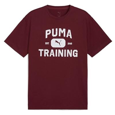 PUMA M Grafik tåg logo avslappnad t-shirt PUMA M Grafik tåg logo avslappnad t-shirt