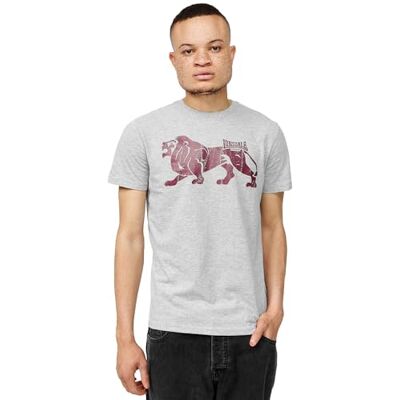 Lonsdale Herr ENDMOOR T-shirt, Marl Grey, S Lonsdale Herr ENDMOOR T-shirt, Marl Grey, S