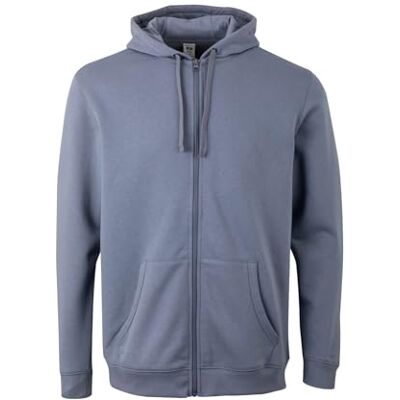 Mukua SF270U unisex huvtröja med dragkedja, blå fog, storlek 3XL, Blå räv, 3XL Mukua SF270U unisex huvtröja med dragkedja, blå fog, storlek 3XL, Blå räv, 3XL