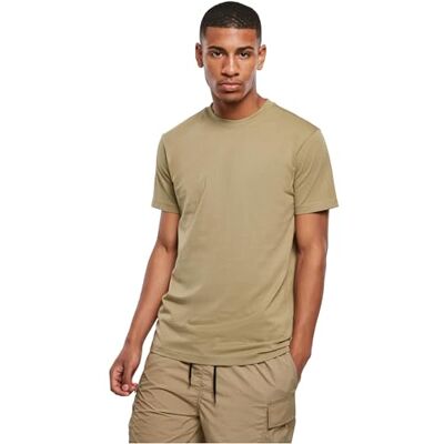 Urban Classics Herr Basic Tee T-Shirt khaki M Urban Classics Herr Basic Tee T-Shirt khaki M