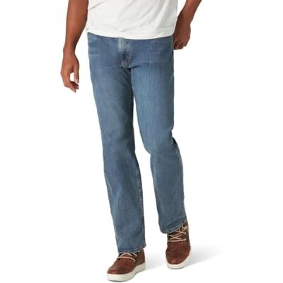 Wrangler Authentics herr Big & Tall Classic Comfort Waist Byxor Jeans, skiffer, 48W / 30L Wrangler Authentics herr Big & Tall Classic Comfort Waist Byxor Jeans, skiffer, 48W / 30L
