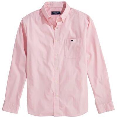 Vineyard Vines vingårdsvinrankor herr strandlinje solid perfekt tvätt poplin skjorta, flamingo, XL, Flamingo, XL Vineyard Vines vingårdsvinrankor herr strandlinje solid perfekt tvätt poplin skjorta, flamingo, XL, Flamingo, XL