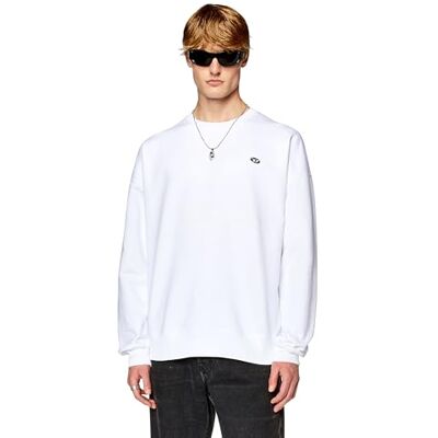 Diesel S-Rob-doval-PJ Sweat-Shirt Tröja Unisex Vuxen, Off White, 3XL Diesel S-Rob-doval-PJ Sweat-Shirt Tröja Unisex Vuxen, Off White, 3XL