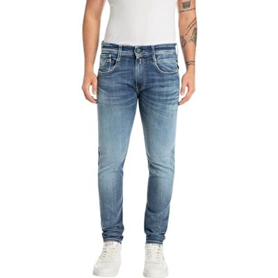 Replay herr jeans, Medium blå 009-4, 28W / 34L Replay herr jeans, Medium blå 009-4, 28W / 34L