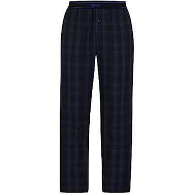 Boss Pyjamasbyxor för män, sovbyxor, nattkläder, urban byxa, blå, M Boss Pyjamasbyxor för män, sovbyxor, nattkläder, urban byxa, blå, M