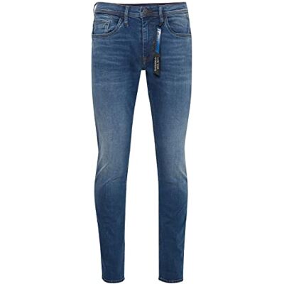 b BLEND Blend 20712391 herrjeans, byxor, denim, 5-ficka, multiflex med stretch, twister fit, slim/normal passform, Denim Middle Blue (200291), 28W / 32L b BLEND Blend 20712391 herrjeans, byxor, denim, 5-ficka, multiflex med stretch, twister fit, slim/normal passform, Denim Middle Blue (200291), 28W / 32L