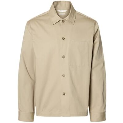 SELECTED FEMME Slhtate Heavy Twill Overshirt Ls Noos, Ren kashmir, L SELECTED FEMME Slhtate Heavy Twill Overshirt Ls Noos, Ren kashmir, L