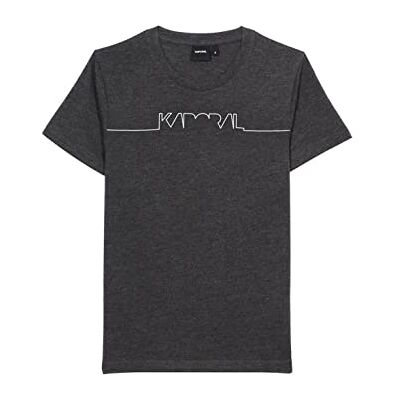 KAPORAL T-shirt för pojkar modell MOAD-färg asfalt mel-storlek 10 år, Black Melanged, 8 �r KAPORAL T-shirt för pojkar modell MOAD-färg asfalt mel-storlek 10 år, Black Melanged, 8 �r