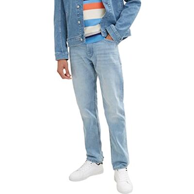 TOM TAILOR Herr Trad Relaxed Jeans, 10142 – Light Stone Blue Denim, 29W / 30L TOM TAILOR Herr Trad Relaxed Jeans, 10142 – Light Stone Blue Denim, 29W / 30L