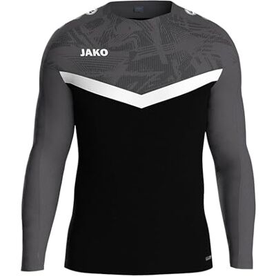JAKO ICONIC Sweatshirt herr och dam – andningsbar unisex sporttröja med värmande fleece-insida, maximal rörelsefrihet JAKO ICONIC Sweatshirt herr och dam – andningsbar unisex sporttröja med värmande fleece-insida, maximal rörelsefrihet