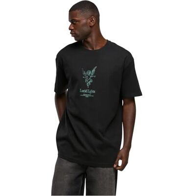 Lucid Lights Heavy Oversize Tee S Svart, svart, S plus size tall Lucid Lights Heavy Oversize Tee S Svart, svart, S plus size tall
