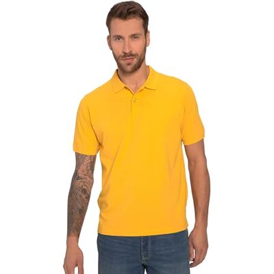 JP 1880 Långärmad pikétröja för män, Bärnstensgul, 3XL JP 1880 Långärmad pikétröja för män, Bärnstensgul, 3XL
