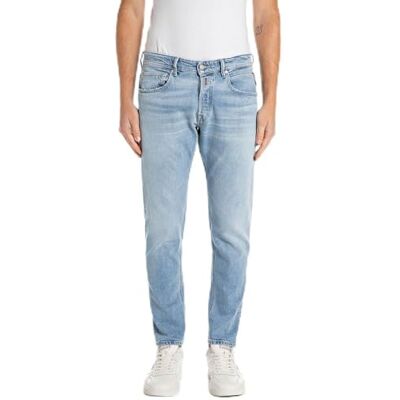 Replay Willbi originaljeans för män, 010 ljusblå, 29W / 32L Replay Willbi originaljeans för män, 010 ljusblå, 29W / 32L