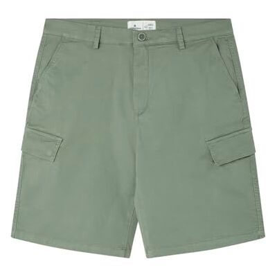 Springfield Berm Chino Cargo bermudashorts för män, Vattengrön, 42 Springfield Berm Chino Cargo bermudashorts för män, Vattengrön, 42