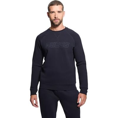 GUESS Mens NEW ALDWIN CN sweatshirts weatshirt djup marin A753storlek XL längd N GUESS Mens NEW ALDWIN CN sweatshirts weatshirt djup marin A753storlek XL längd N