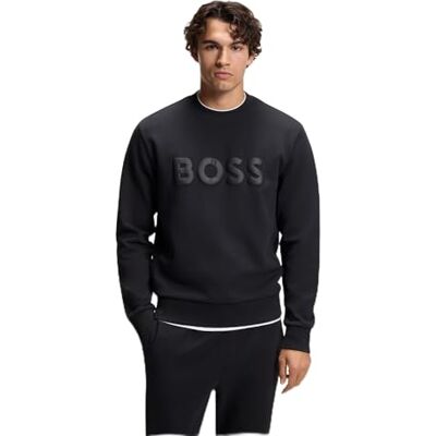 Boss Sweatshirt för män, Mörkblå 402, XXL Boss Sweatshirt för män, Mörkblå 402, XXL