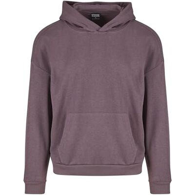 Urban Classics Huvtröja för män, Light Terry Hoody, avslappnad huvtröja för män, överdimensionerad passform, streetwear, fadedpurple, XXL Urban Classics Huvtröja för män, Light Terry Hoody, avslappnad huvtröja för män, överdimensionerad passform, streetwear, fadedpurple, XXL