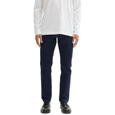 TOM TAILOR Marvin raka jeans för män, 10115 ren sköljd blå denim, 29W / 30L TOM TAILOR Marvin raka jeans för män, 10115 ren sköljd blå denim, 29W / 30L