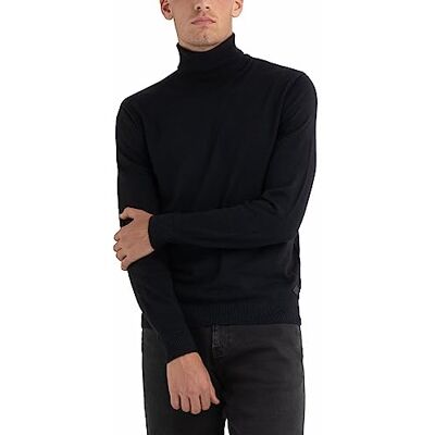 Replay herr tröja, 098 svart, XXL Replay herr tröja, 098 svart, XXL