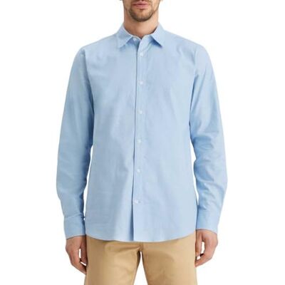 Scotch & Soda herr Core-Oxford solid skjorta, Skjorta blå 6867, XL Scotch & Soda herr Core-Oxford solid skjorta, Skjorta blå 6867, XL