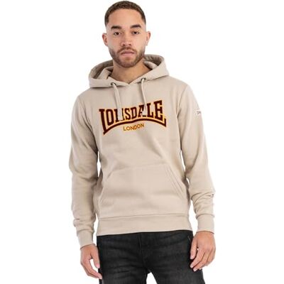 Lonsdale Huvtröja för män, sand, XL Lonsdale Huvtröja för män, sand, XL