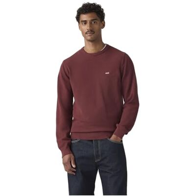 Levi's Lightweight Hm tröja Oxblood röd piké Levi's Lightweight Hm tröja Oxblood röd piké