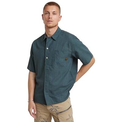 G-STAR Workwear Resort Shirt ss, Flerfärgad (vintage indigo Rainbow Stripe D24299-d533-g422), L G-STAR Workwear Resort Shirt ss, Flerfärgad (vintage indigo Rainbow Stripe D24299-d533-g422), L