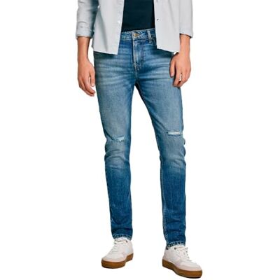 Pepe Jeans herr smala jeans rippade, jeans, blå, 30W/34L, Blå (Denim), 30W x 34L Pepe Jeans herr smala jeans rippade, jeans, blå, 30W/34L, Blå (Denim), 30W x 34L