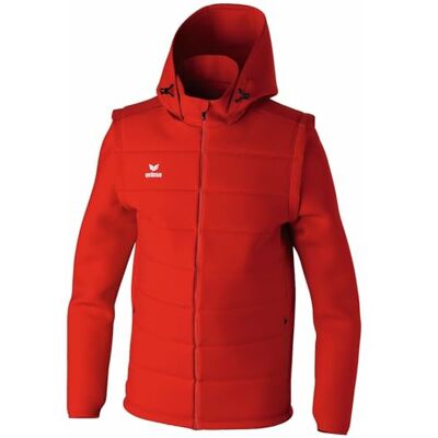Erima unisex vuxen TEAM jacka med avtagbara ärmar (2062403), röd, 4XL Erima unisex vuxen TEAM jacka med avtagbara ärmar (2062403), röd, 4XL