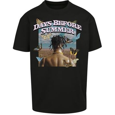 Tee herr Days före sommar överdimensionerad t-shirt, svart, M Tee herr Days före sommar överdimensionerad t-shirt, svart, M