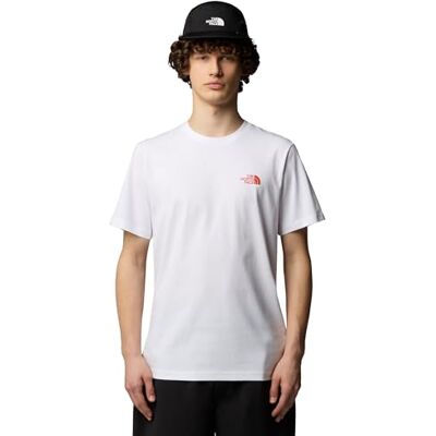 THE NORTH FACE Heren Biner Grafisch 4 T-Shirt Standaard Fit T-shirt Ronde Hals TNF White, S THE NORTH FACE Heren Biner Grafisch 4 T-Shirt Standaard Fit T-shirt Ronde Hals TNF White, S
