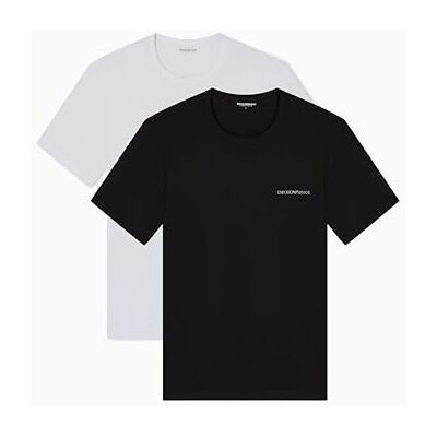 Giorgio Armani Herr CORE Logoband 2-pack t-shirt med rund hals vit XXL Giorgio Armani Herr CORE Logoband 2-pack t-shirt med rund hals vit XXL