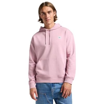 Lee WW Hoodie, Mjuk mauva, M Lee WW Hoodie, Mjuk mauva, M